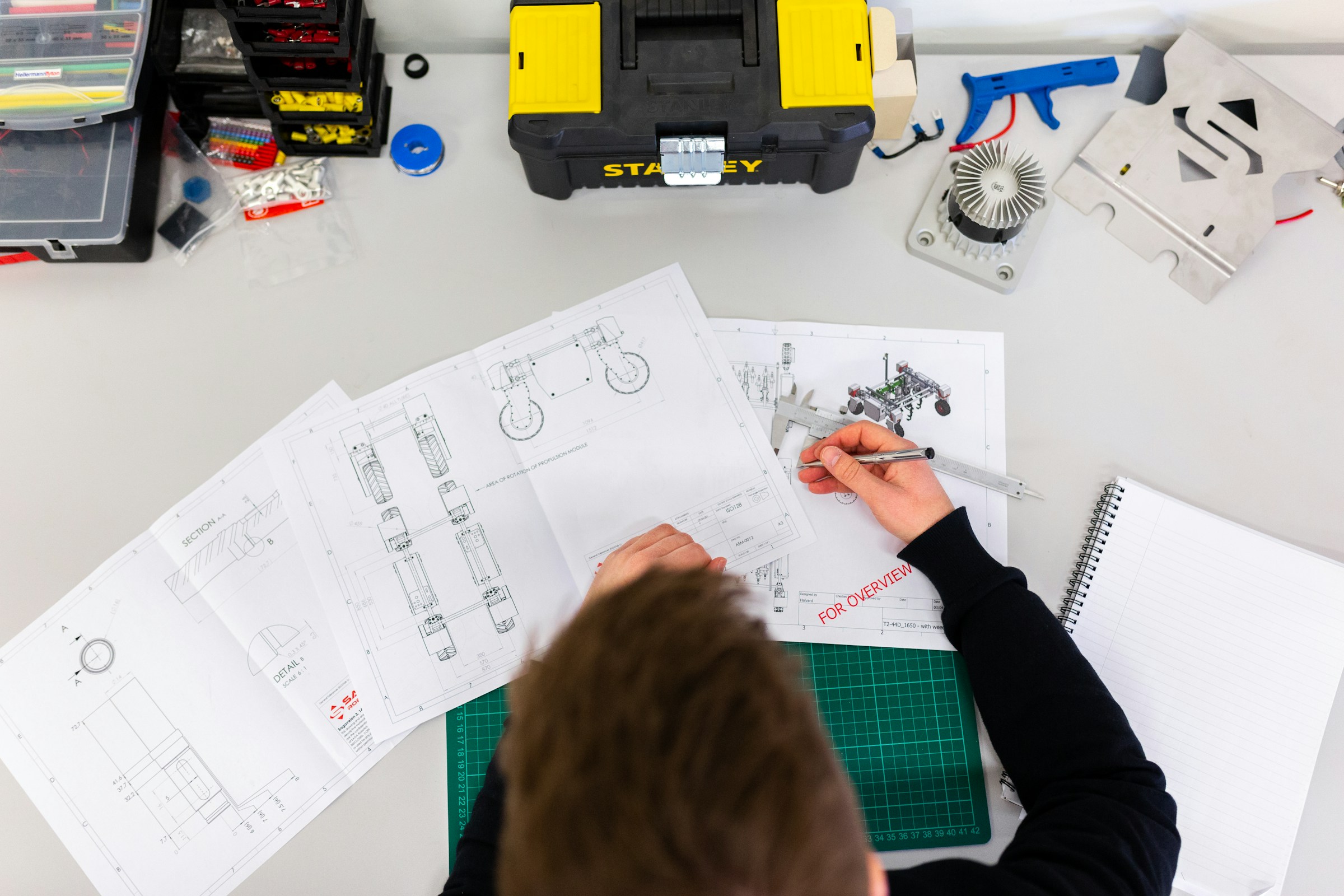 Precision engineering drawings and industrial design tools